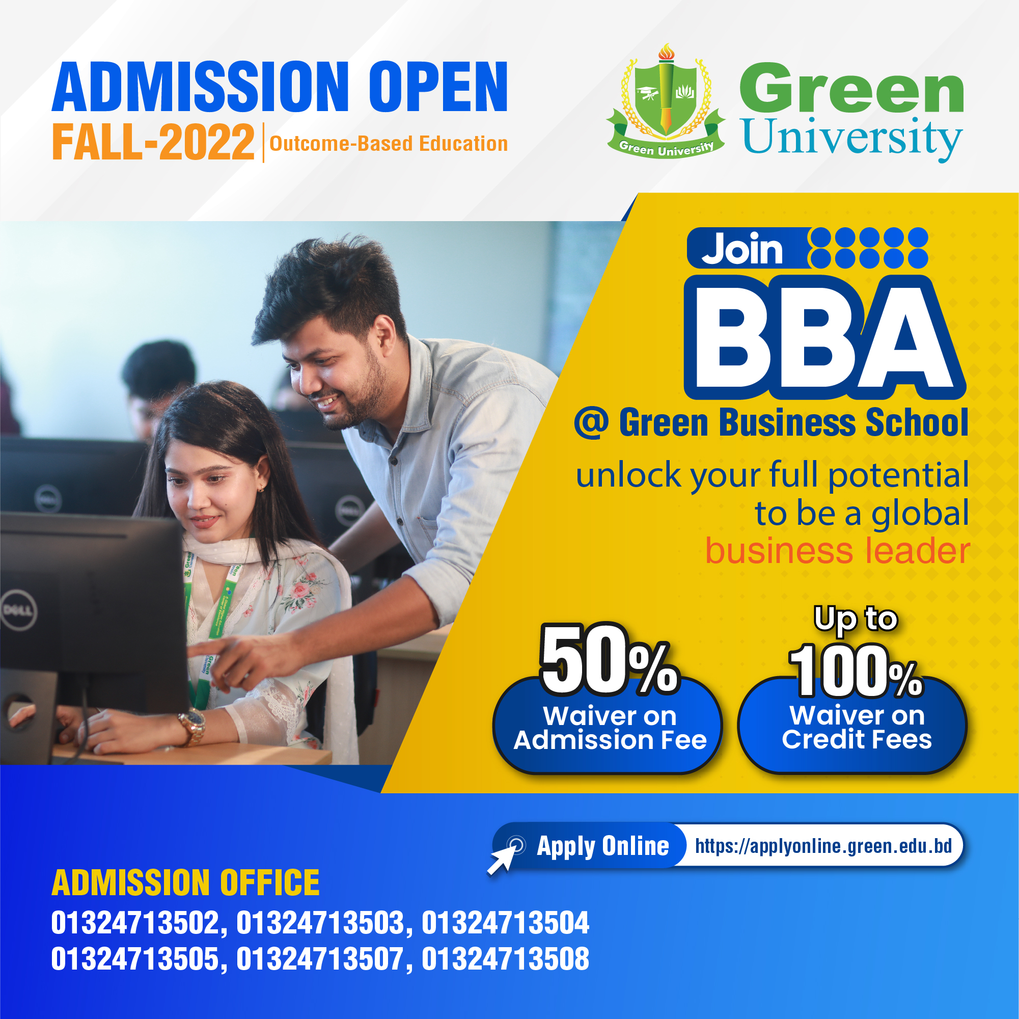 Green University | Admission Open Fall - 2022