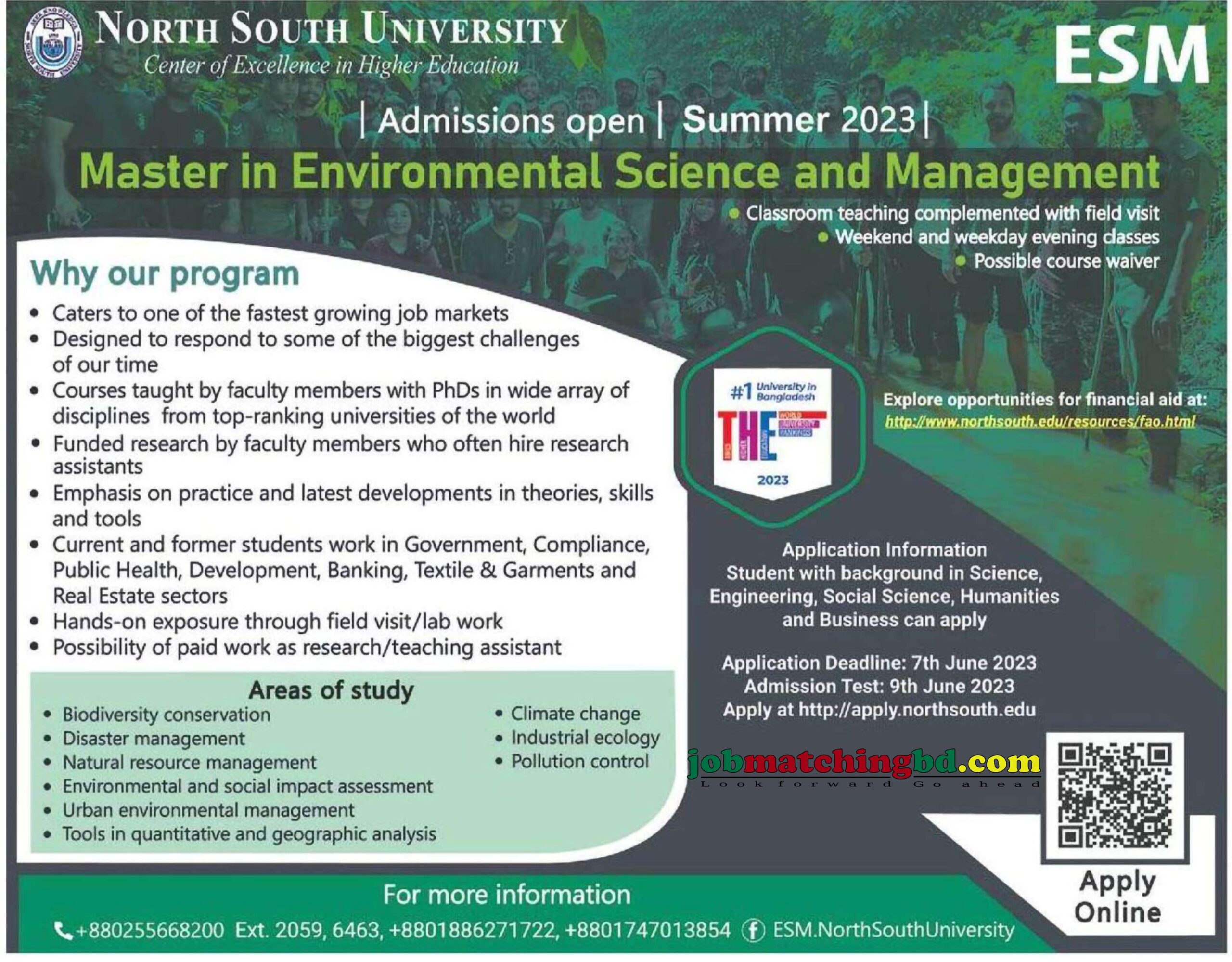 North South University - Admission Notice