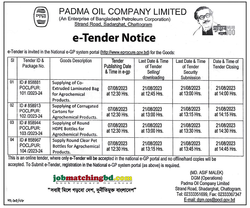 Padma Oil Company Limited 