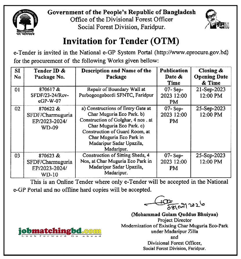 Forest Department, Faridpur,