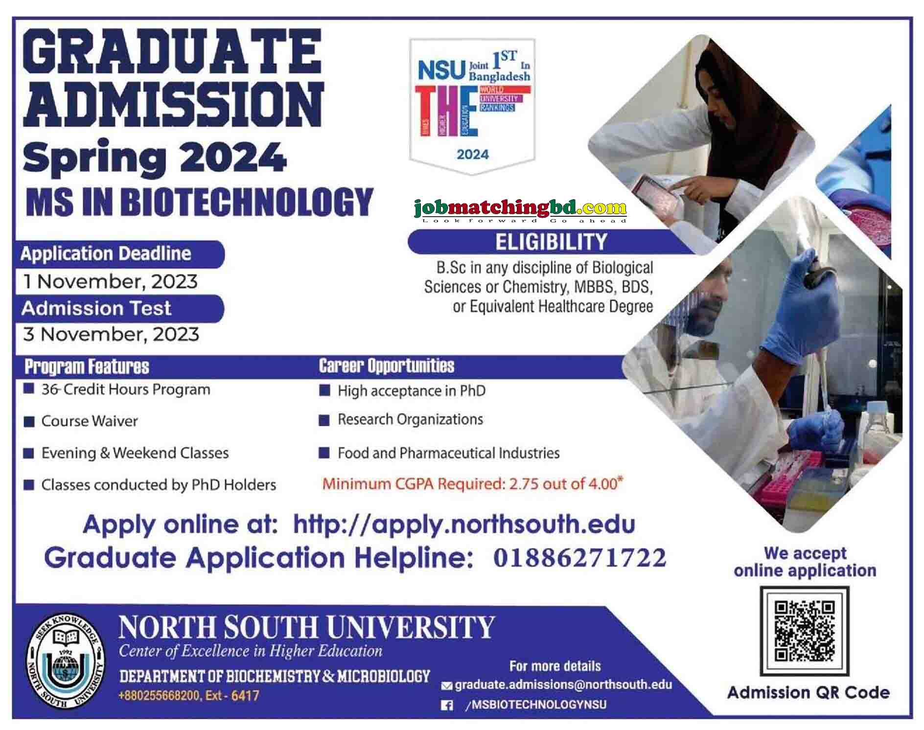 North South University Admission 
