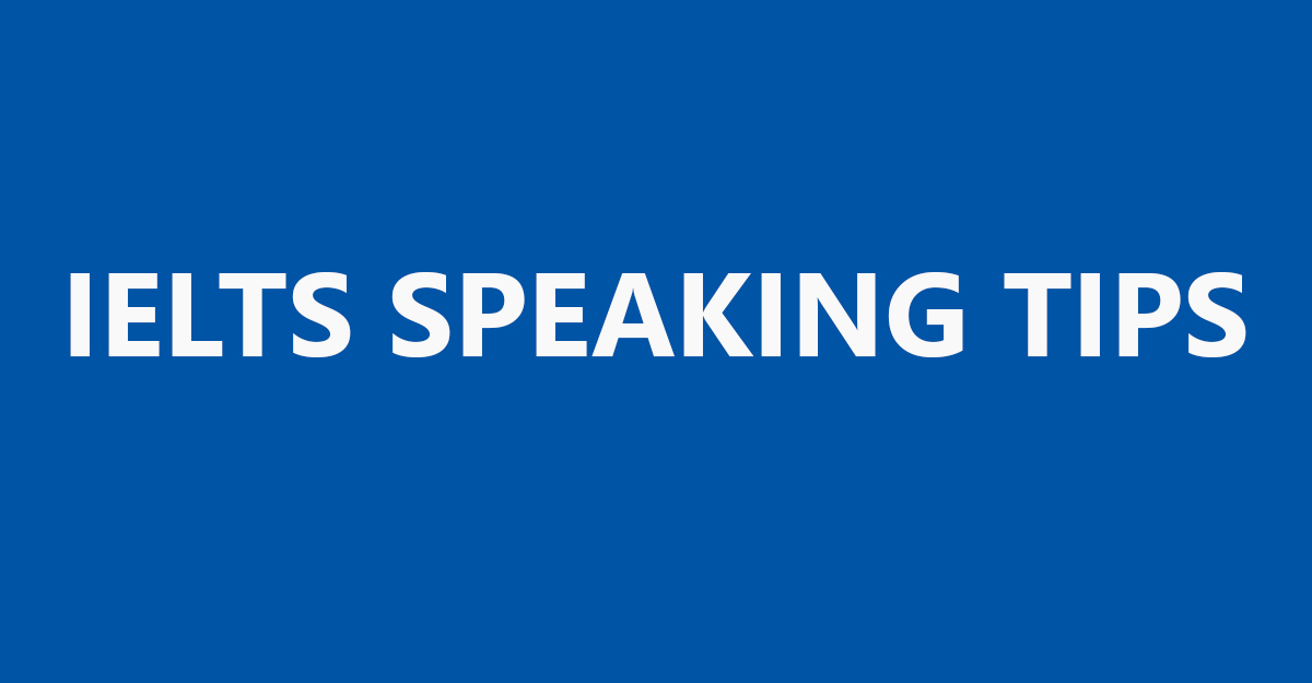 IELTS Speaking