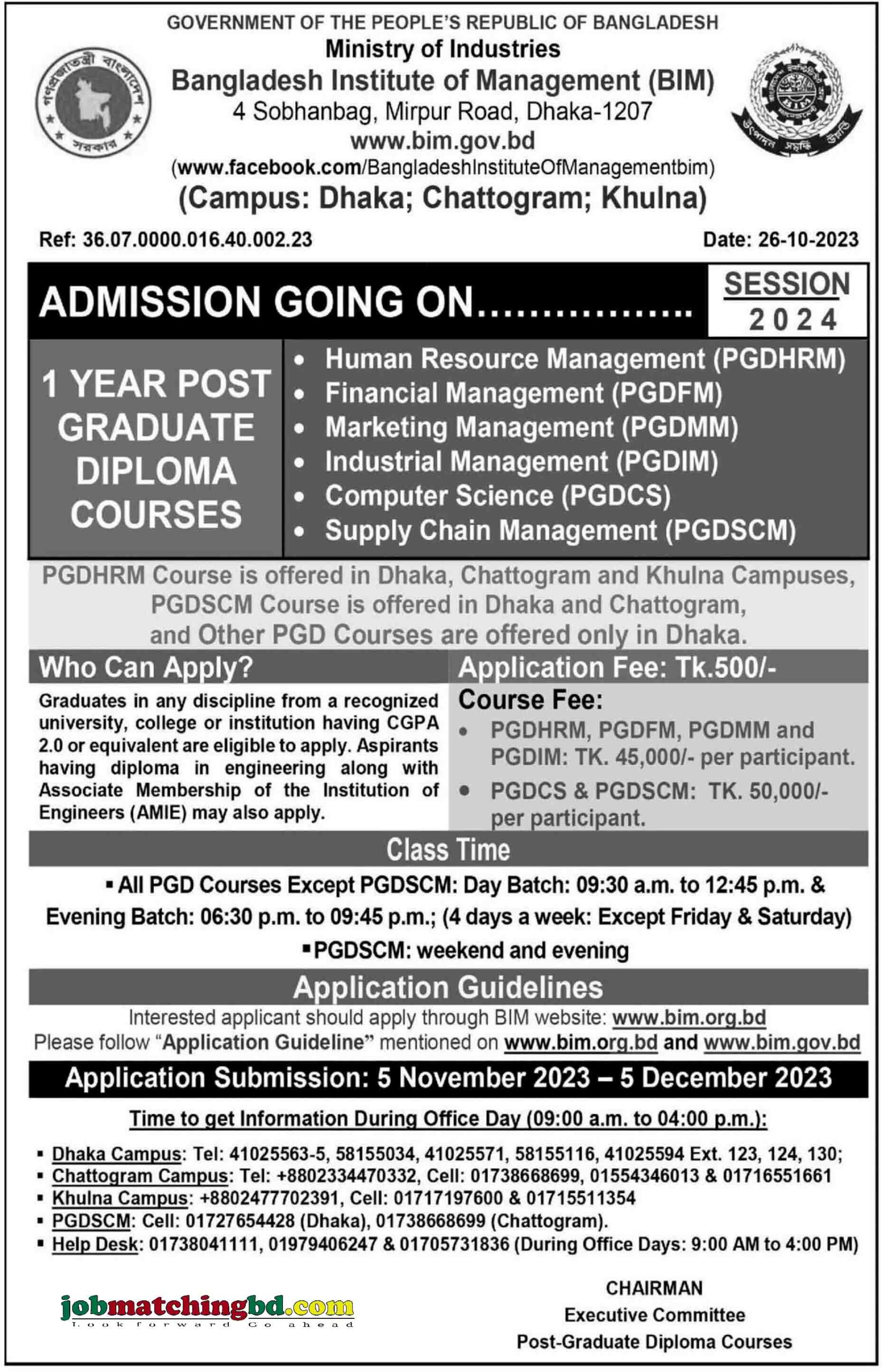 Bangladesh Institute of Management 