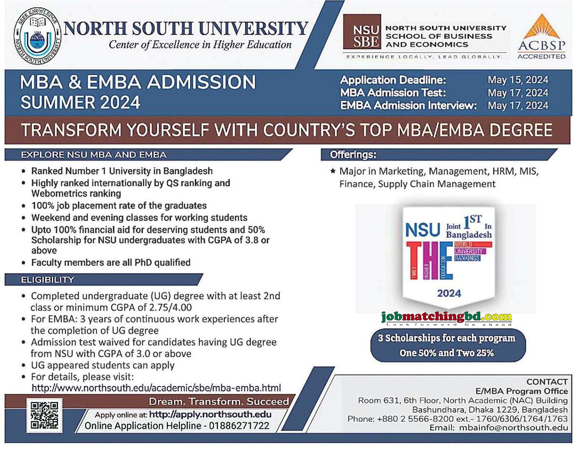 North South University Admission 2024