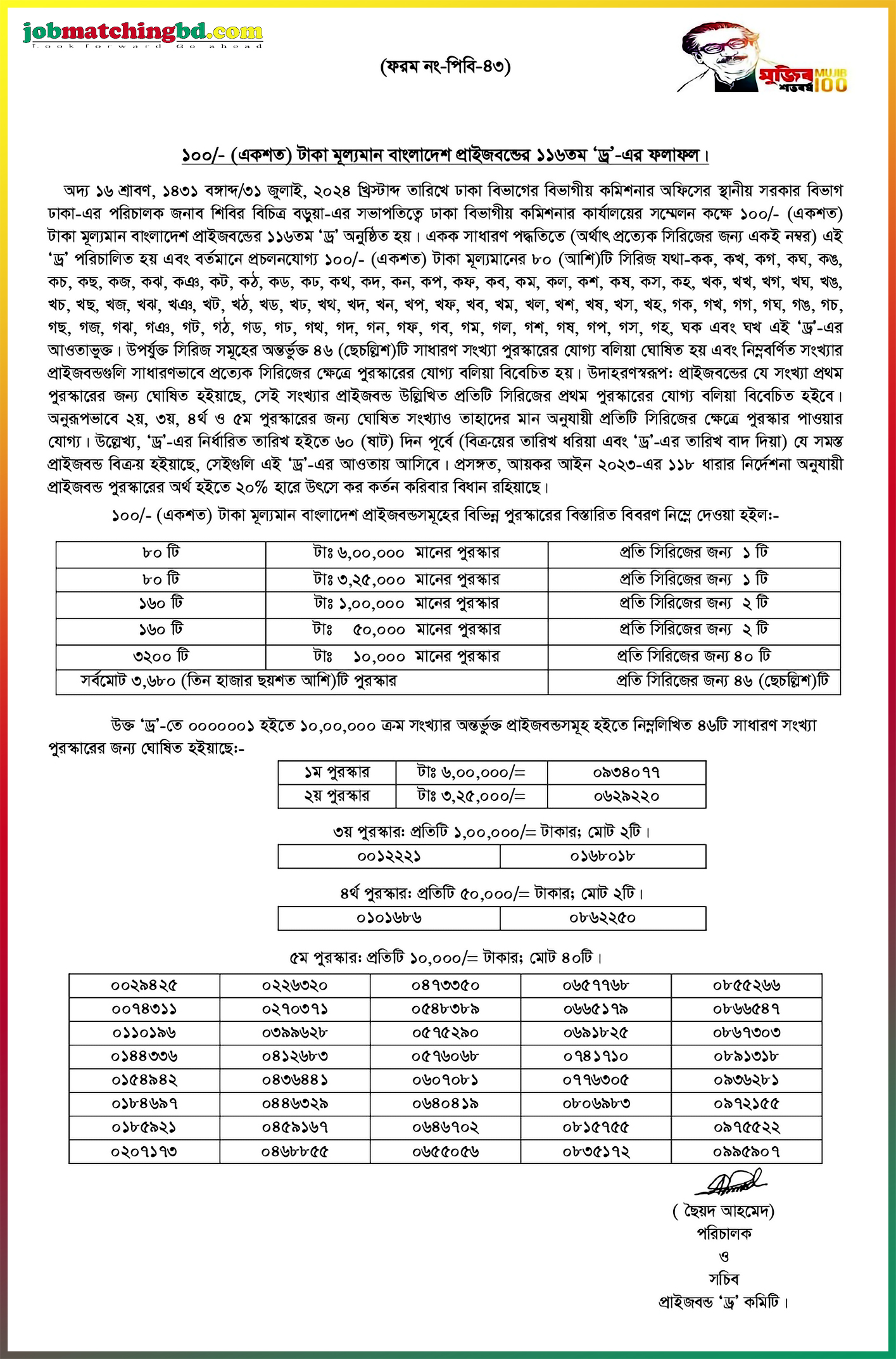 প্রাইজবন্ড ড্র