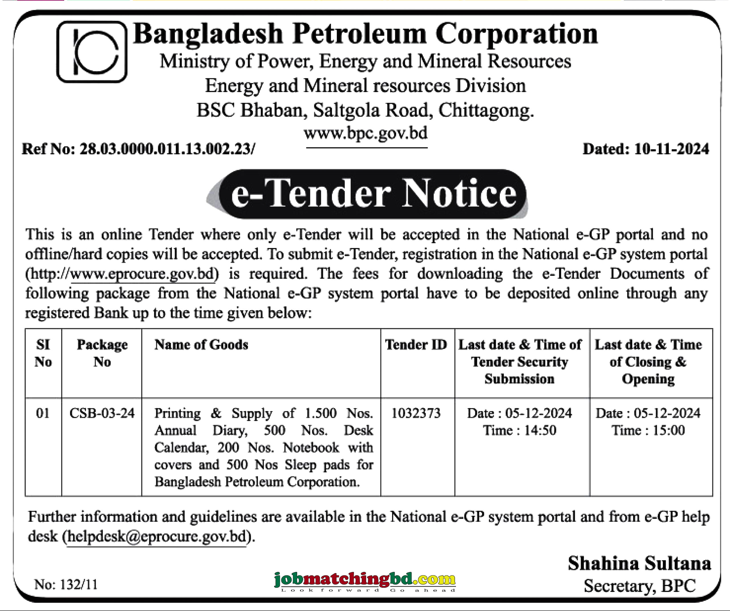 Bangladesh Petroleum Corporation 