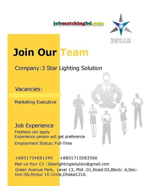 Marketing Executive Job Circular 2024