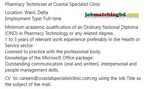Technician Job Circular 2024