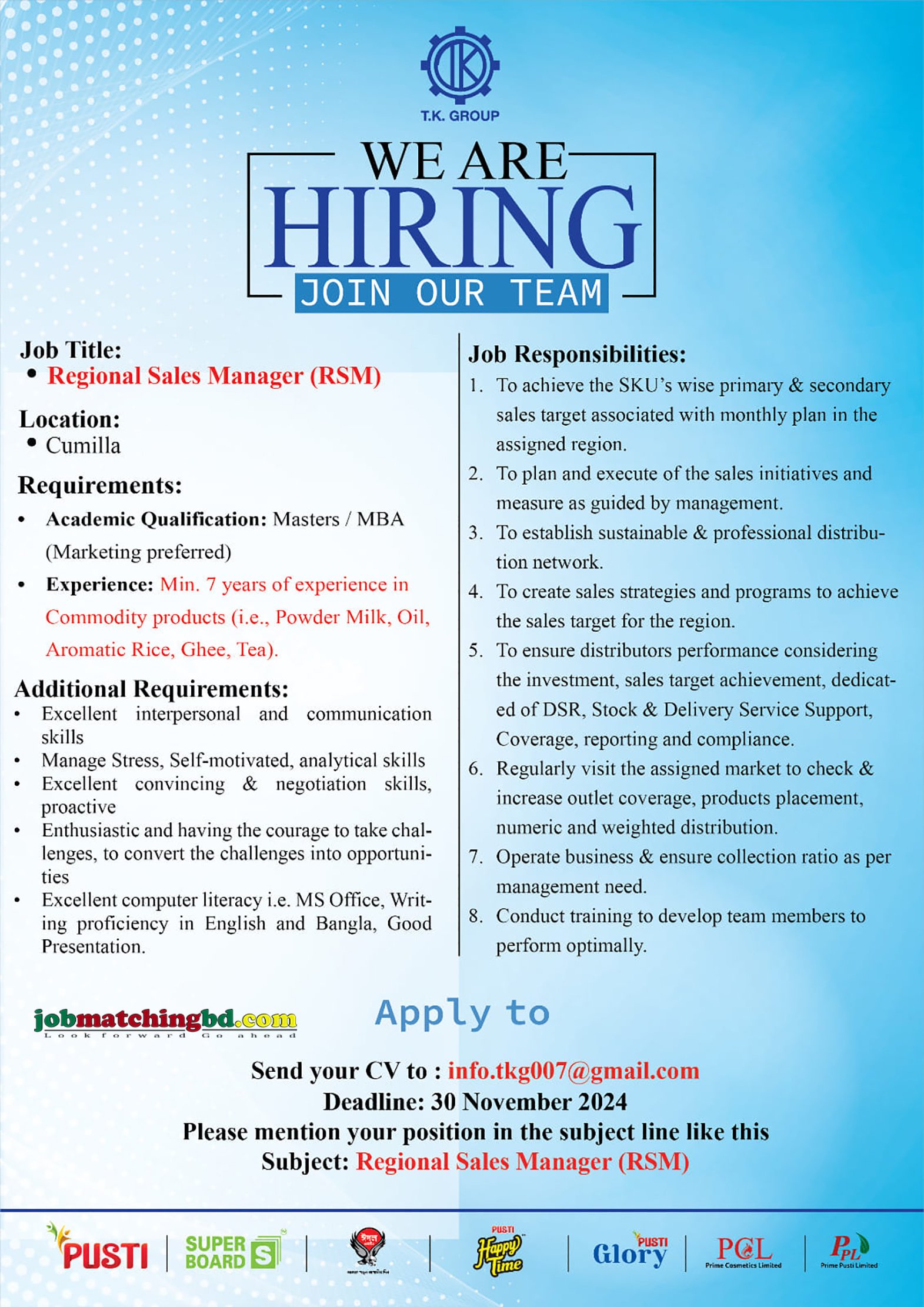 Regional Sales Manager