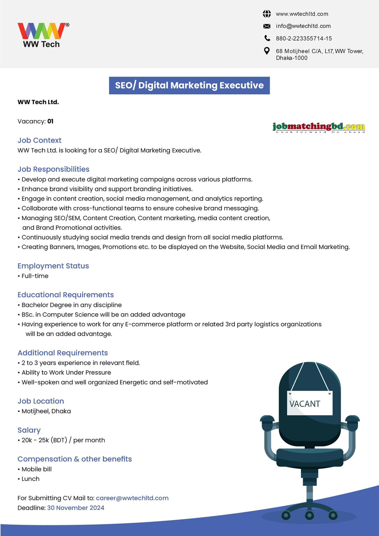 Digital Marketing Executive