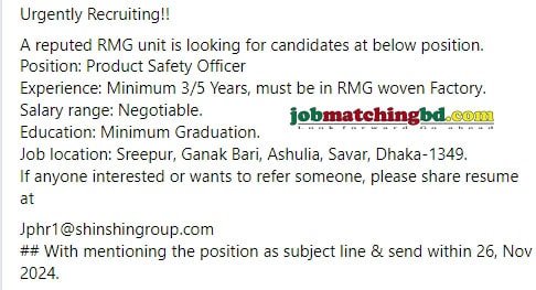 Job Circular in Bangladesh 2024