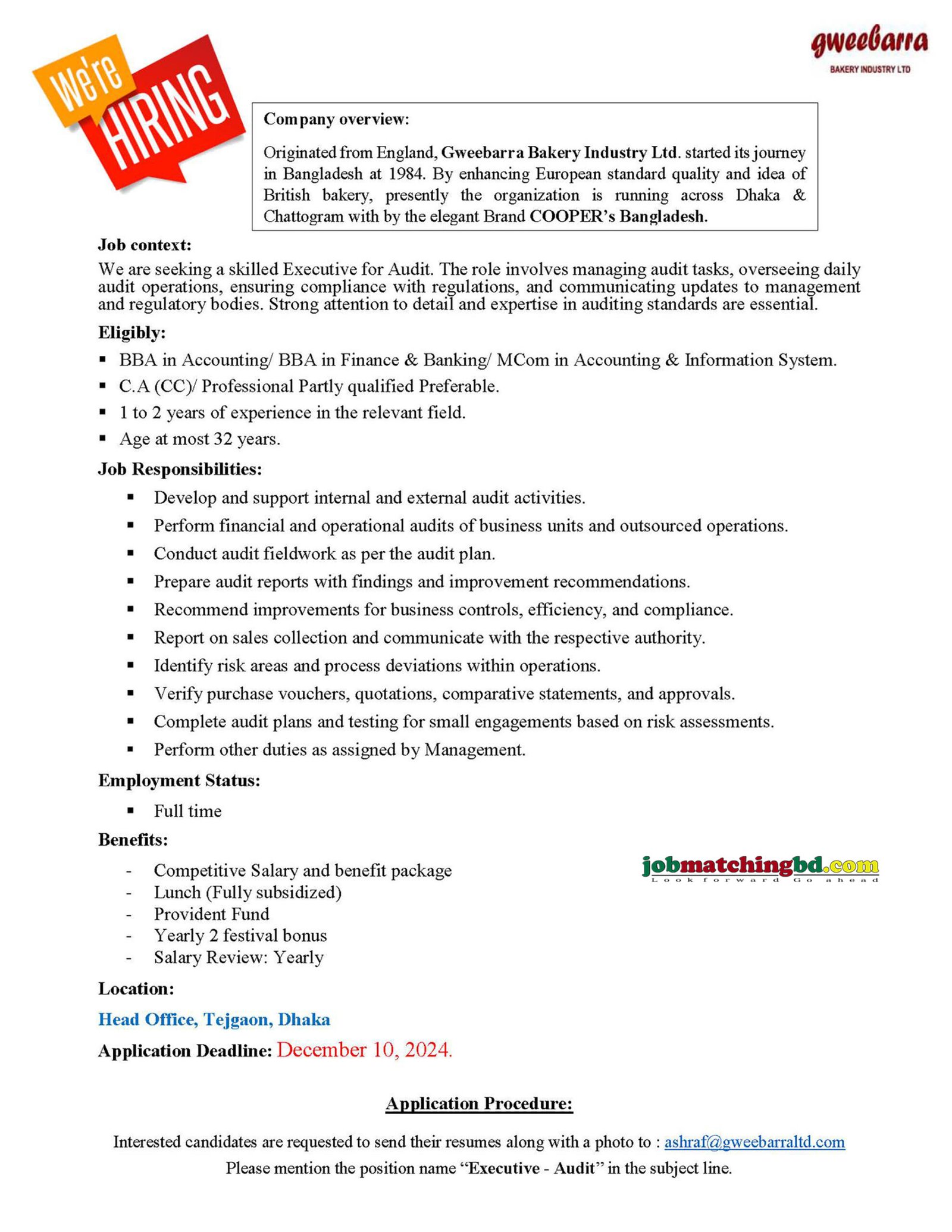 Gweebarra Bakery Industry Ltd