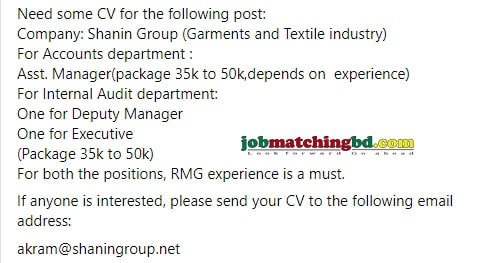 Garment Jobs in Bangladesh 2024