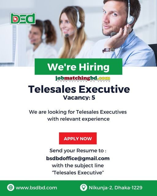 Telesales Executive Job Circular 2024