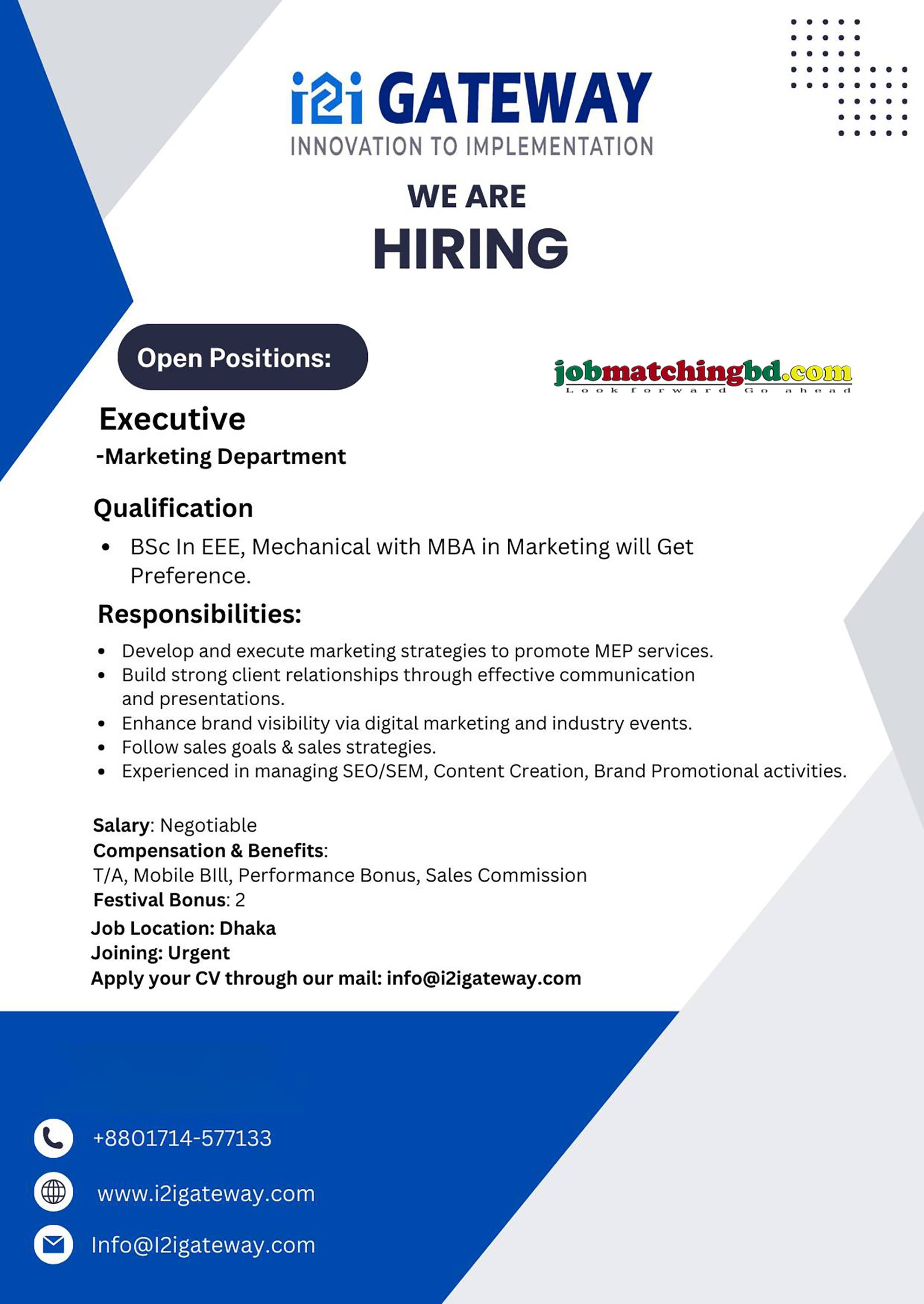 Sales and Marketing Jobs