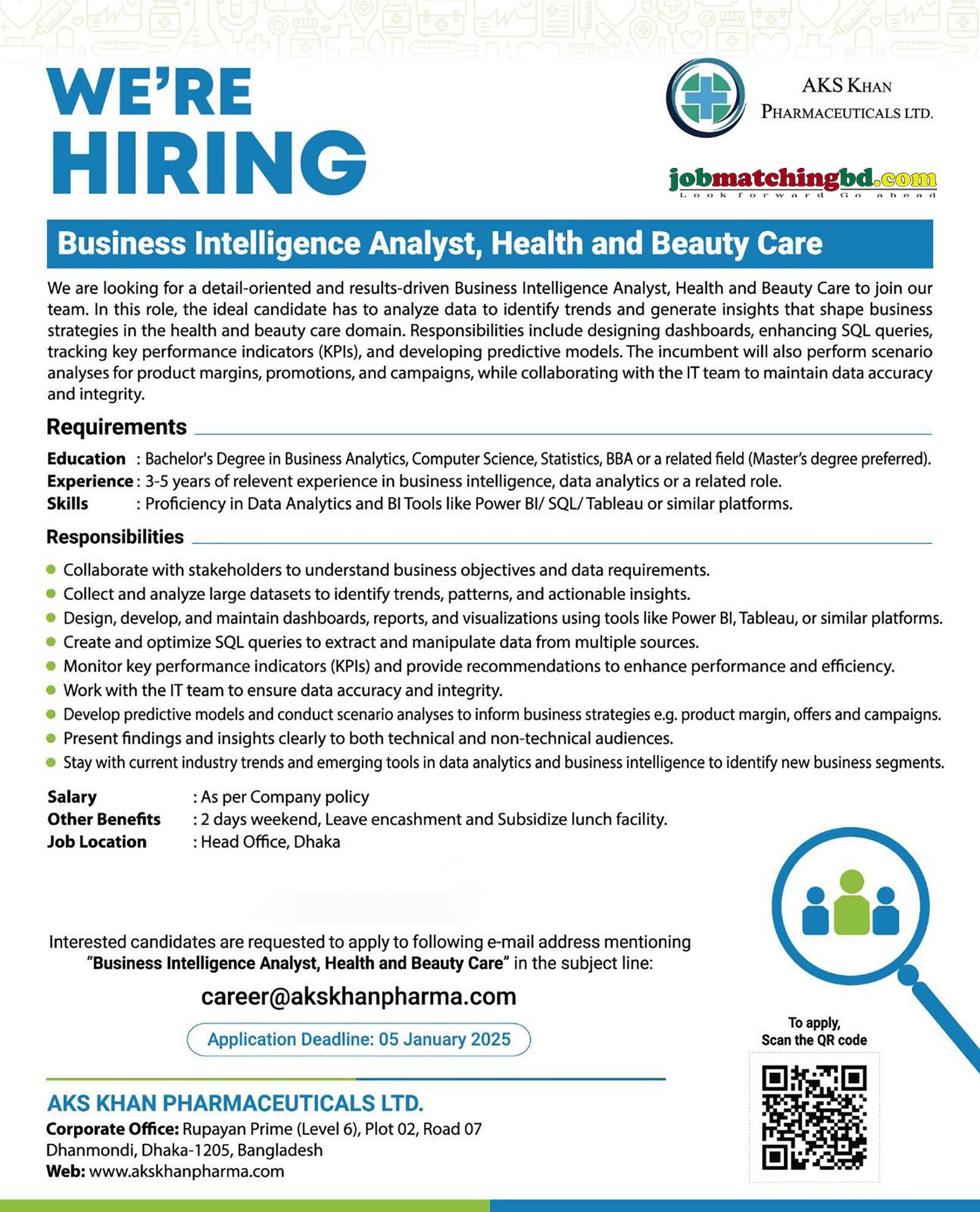 Research Job in Dhaka