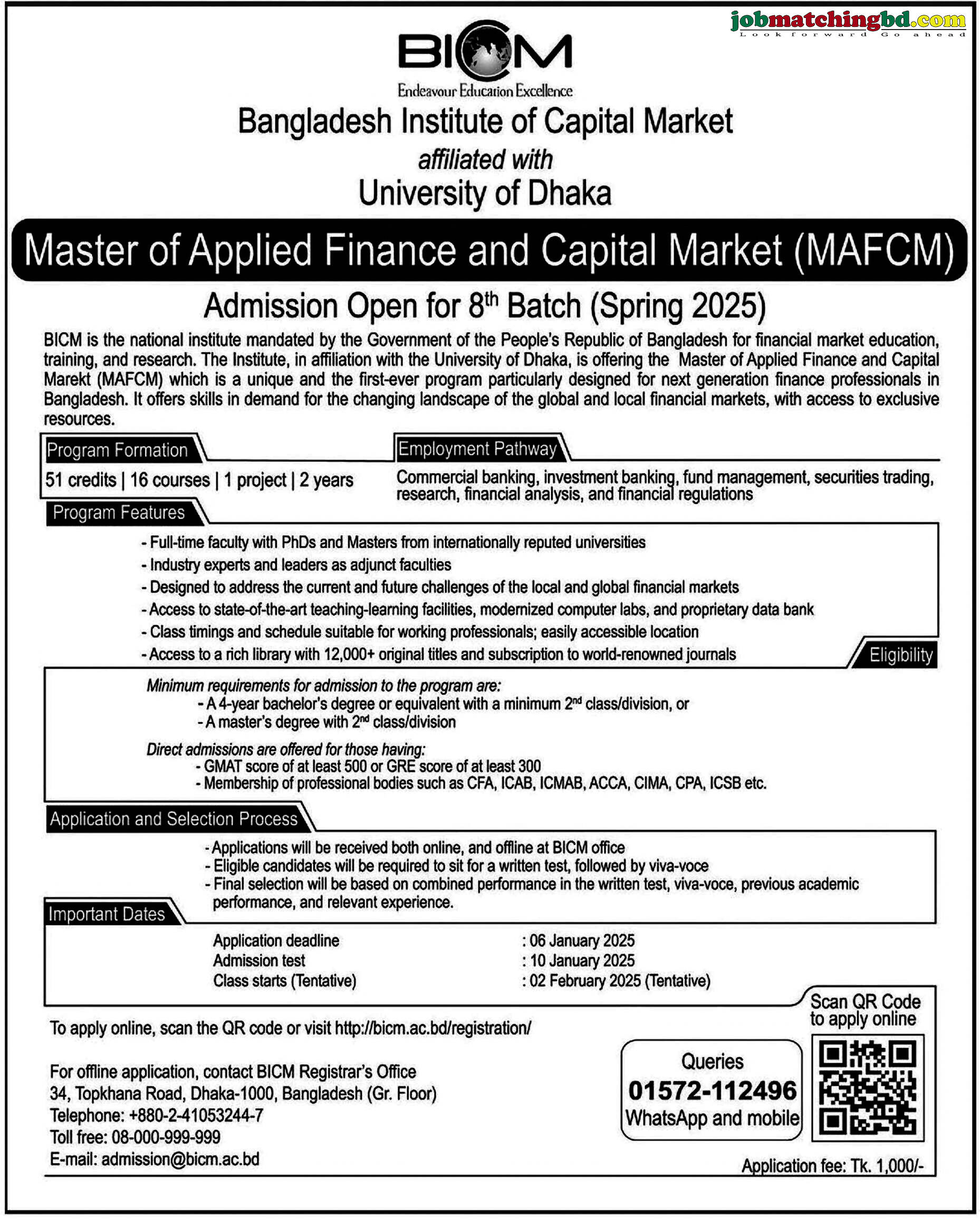 Dhaka University Admission