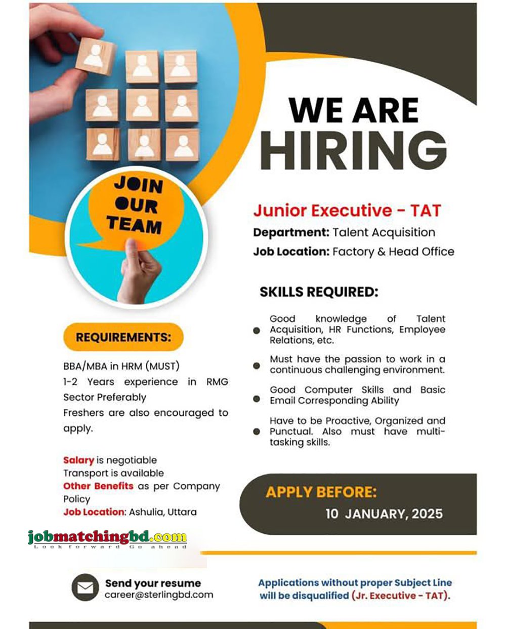 HR Jobs in Dhaka