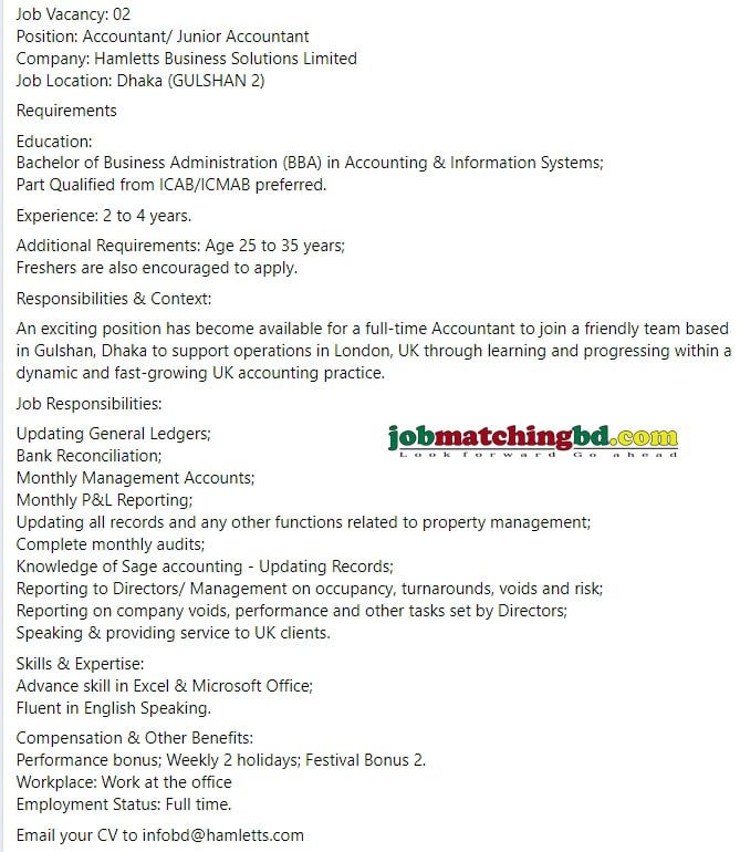 Accounting and Finance Related Jobs 2024