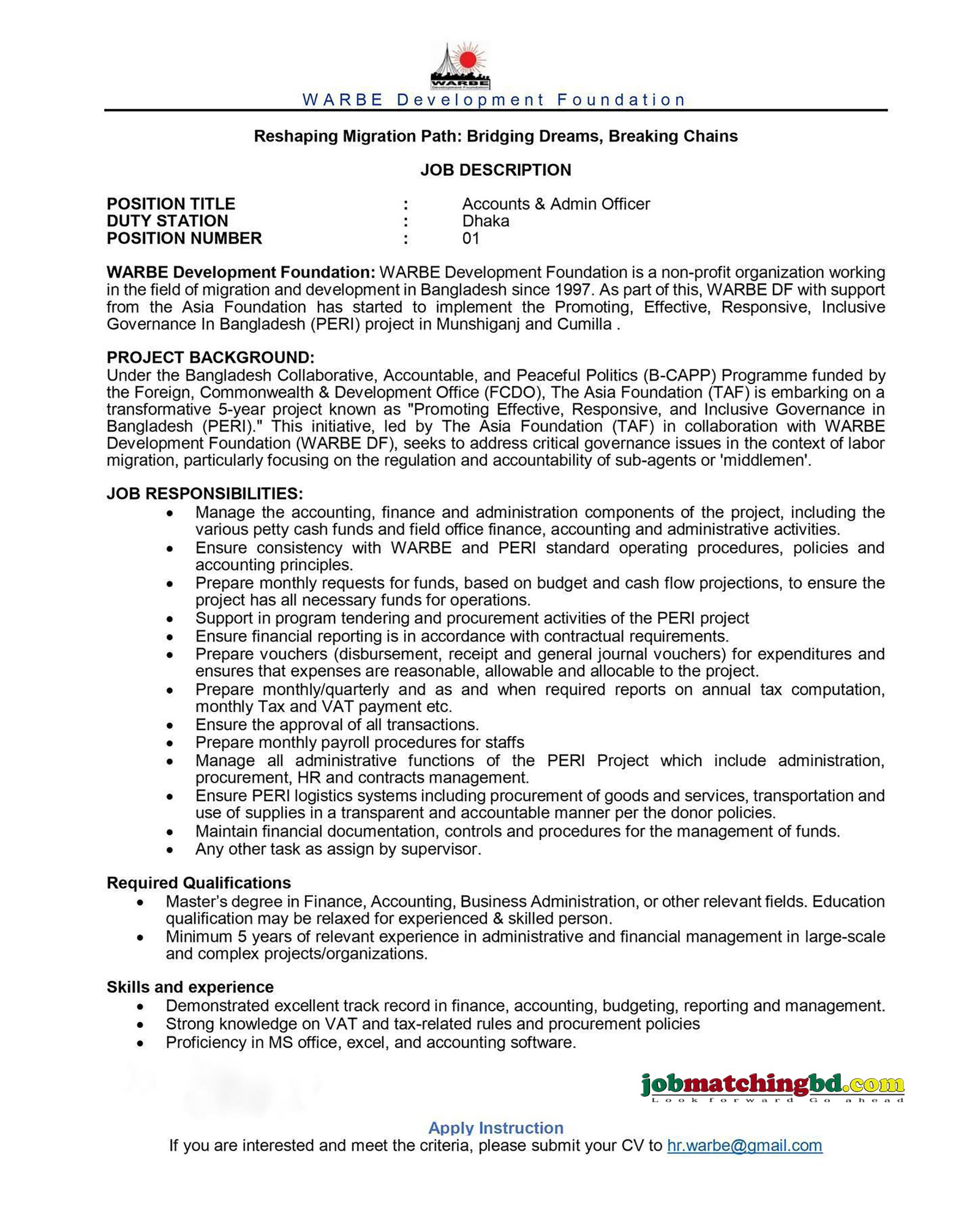 Accounting and Finance Related Jobs