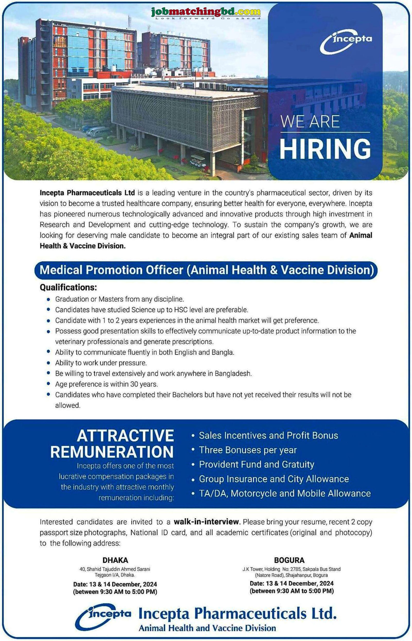 Medical Promotion Officer Job in Bangladesh