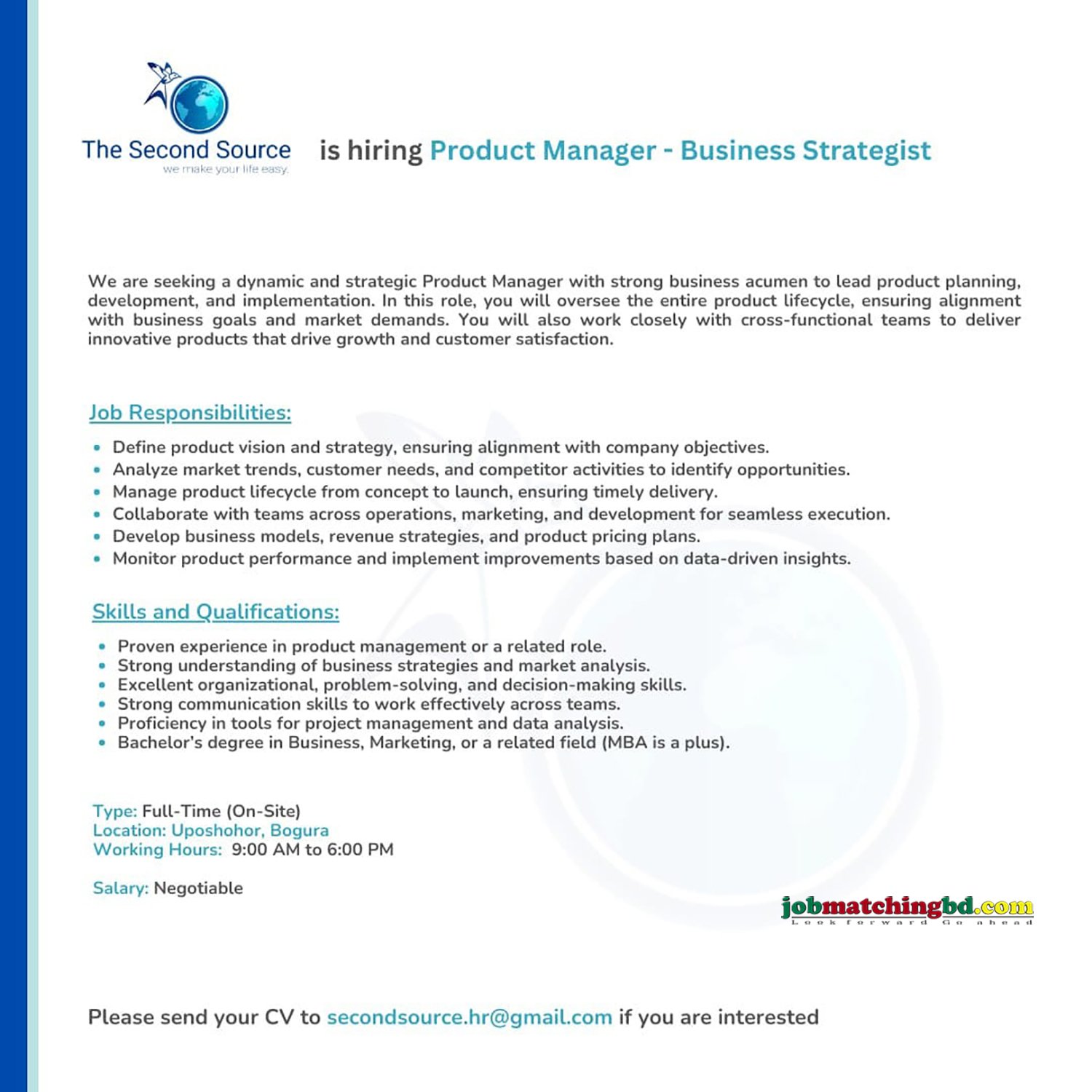 Marketing Job Circular