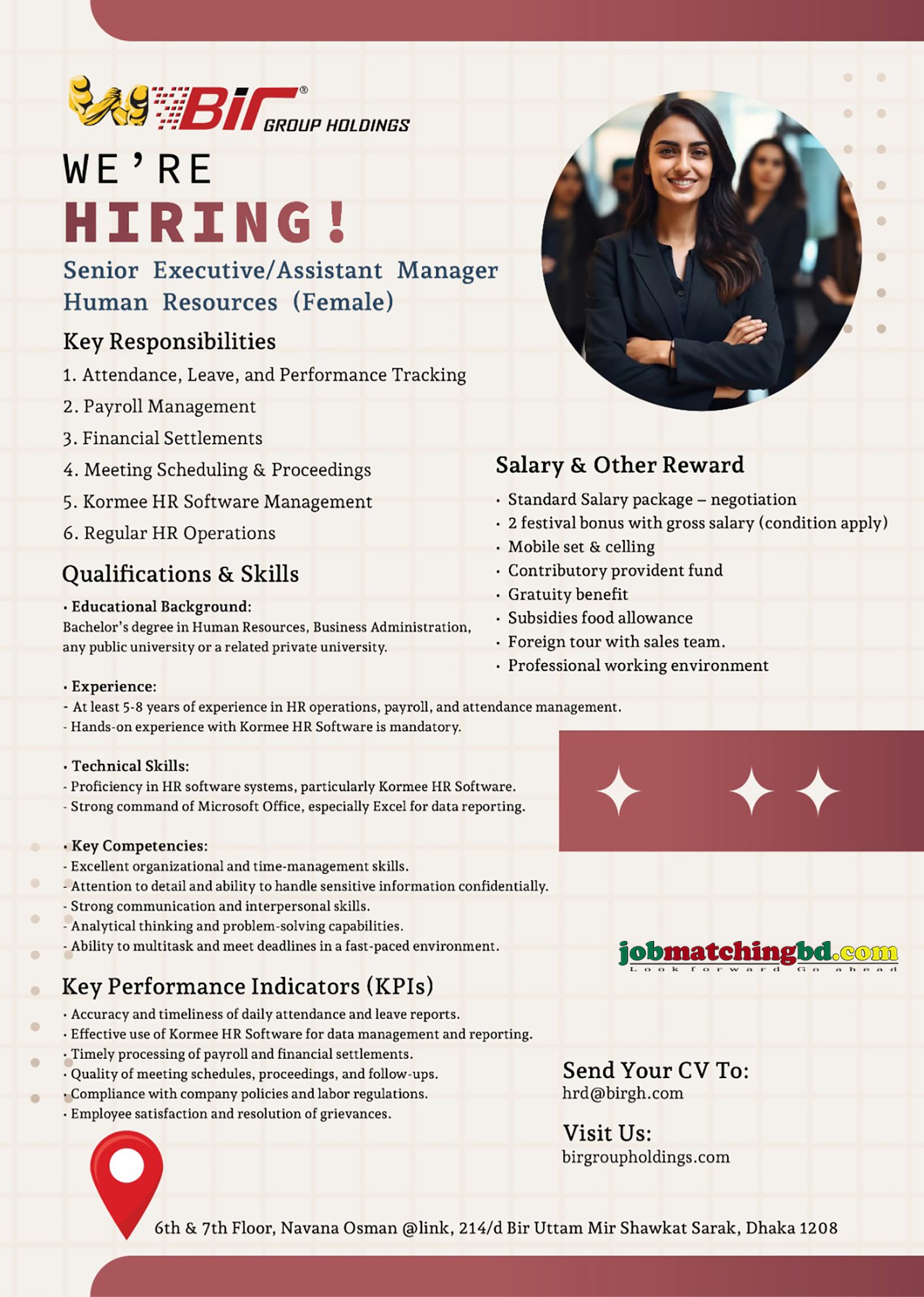Admin Job in Dhaka