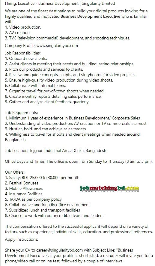 Sales Marketing Jobs Circular 2025