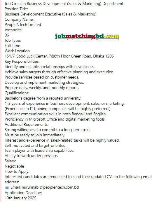 Sales Marketing Jobs 2025