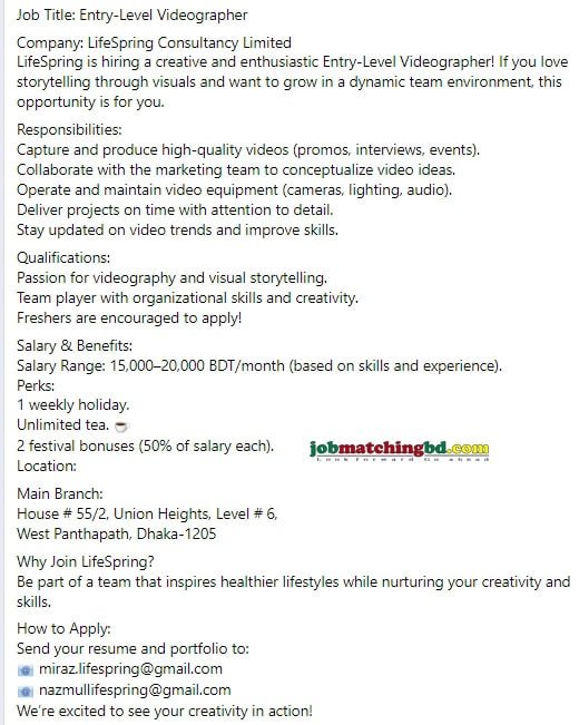 Media Job BD 2025