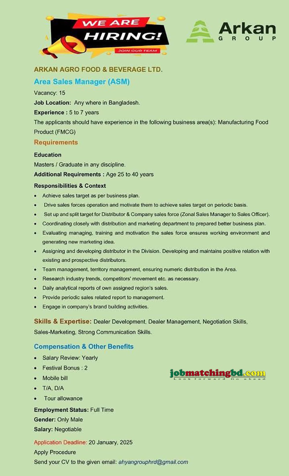 Marketing Jobs in Bangladesh