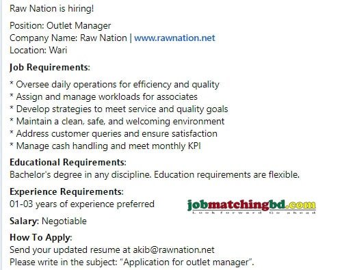 Accounting Jobs in Bangladesh 2025