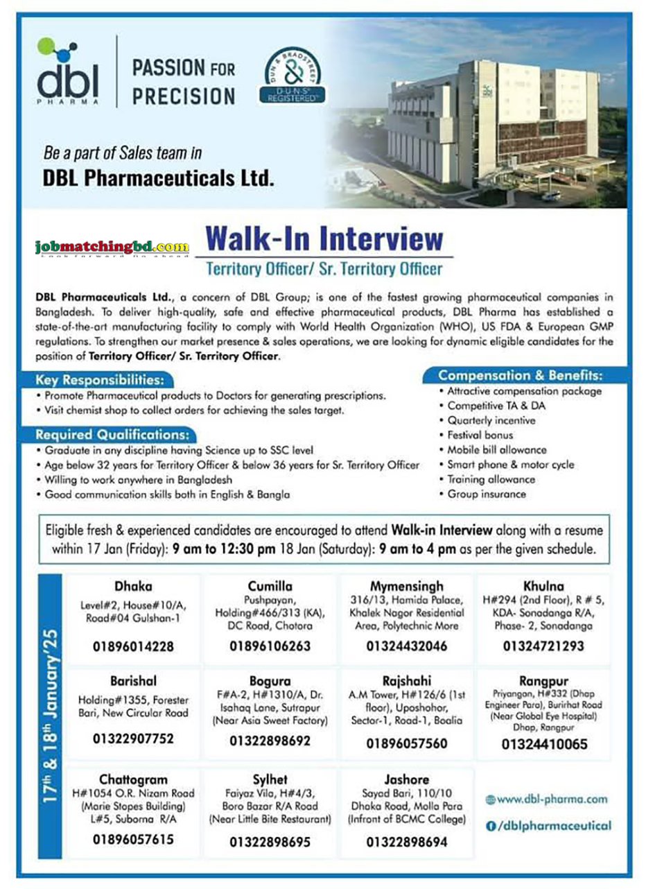 Pharmaceutical Jobs in BD