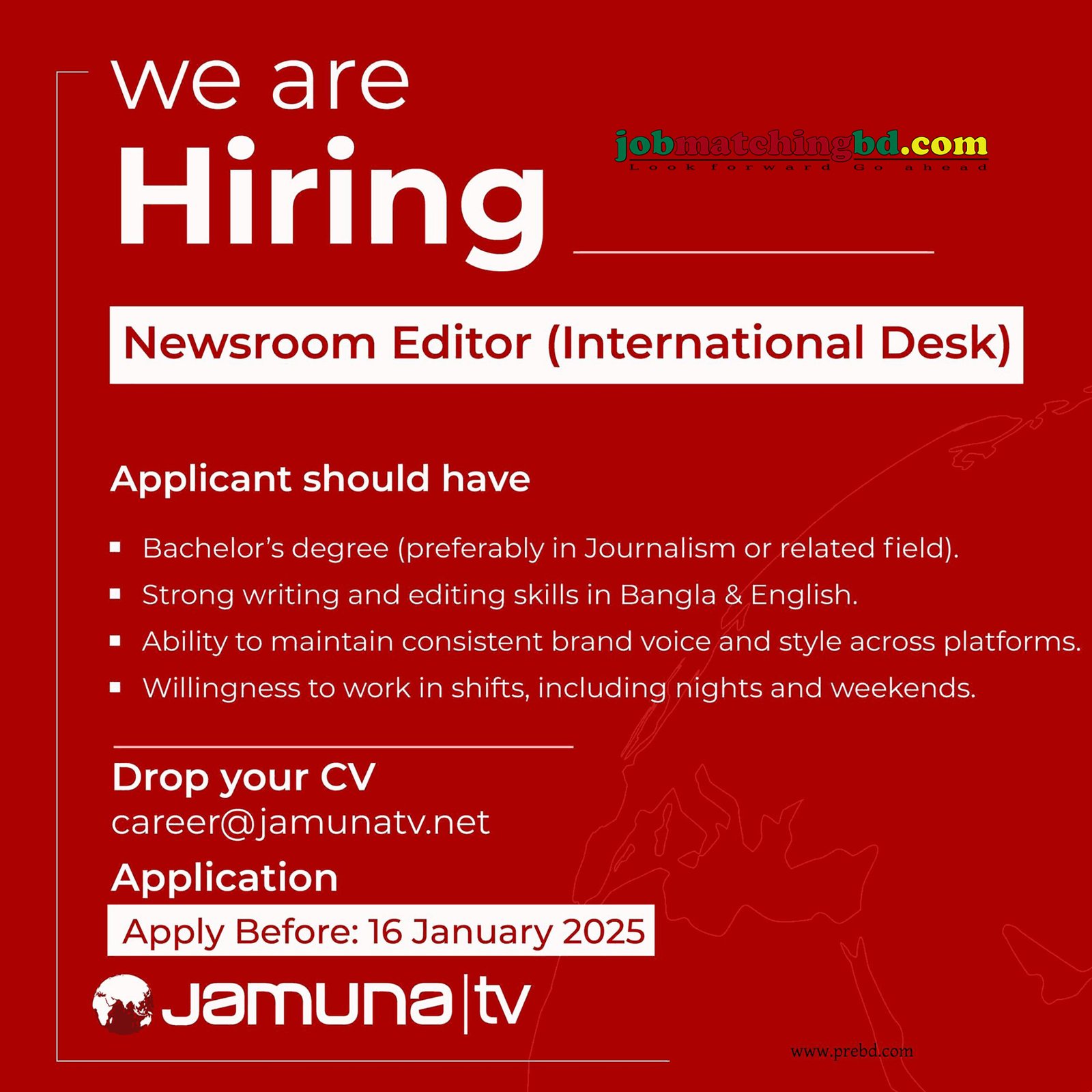 Media Jobs in Dhaka