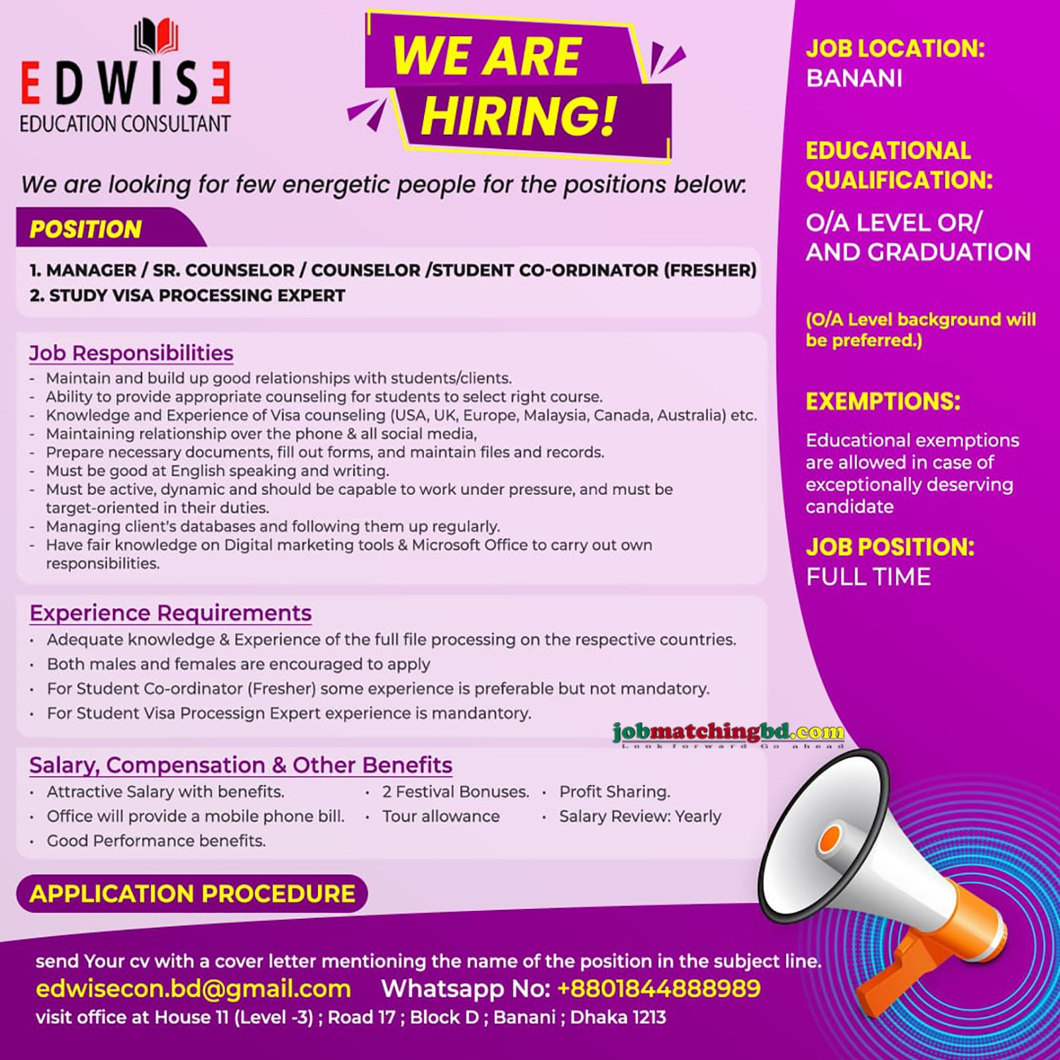Job Consultancy Firm in Dhaka