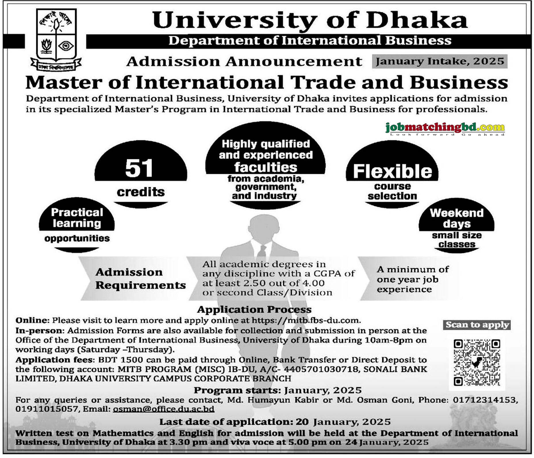 Dhaka University Admission