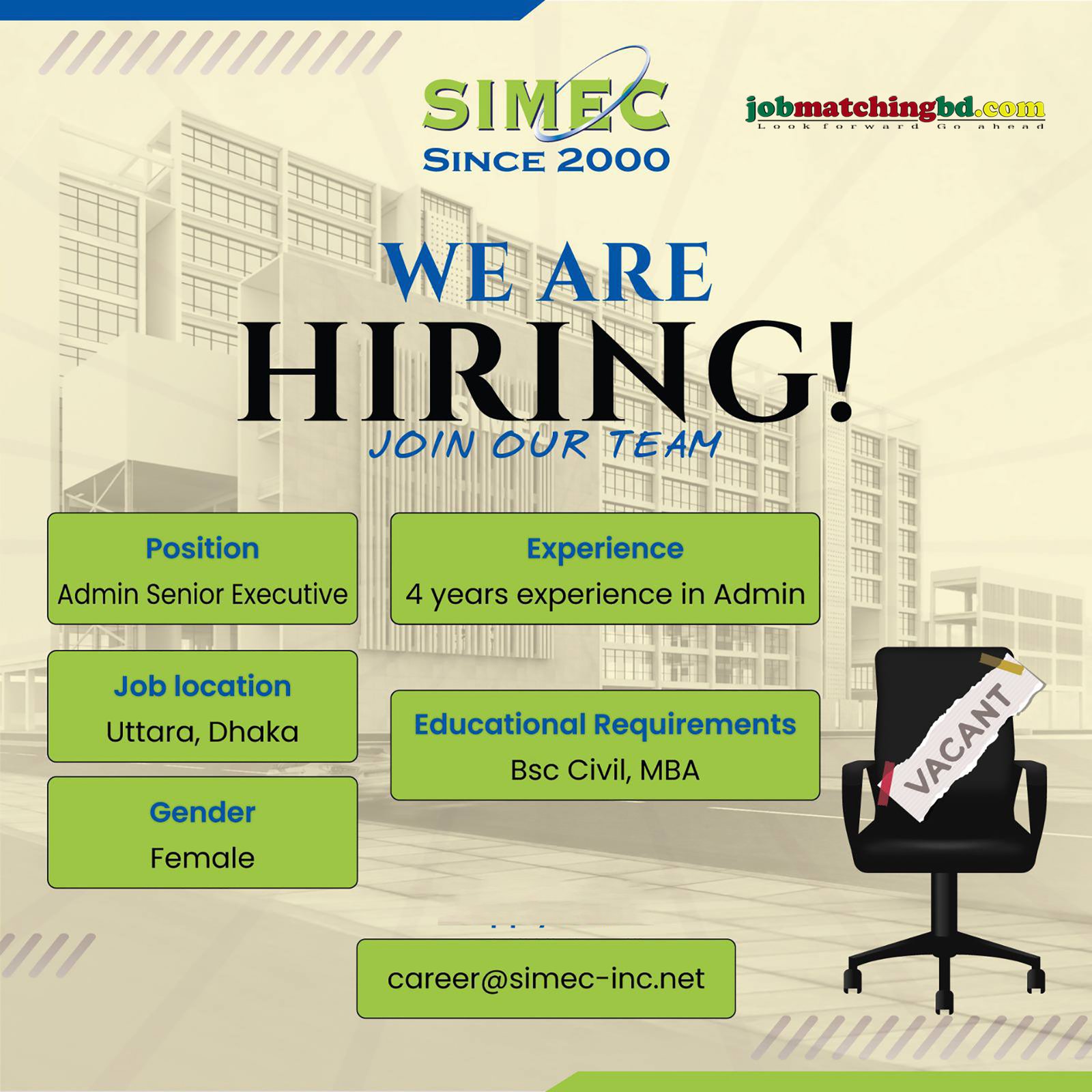 HR Jobs in Dhaka