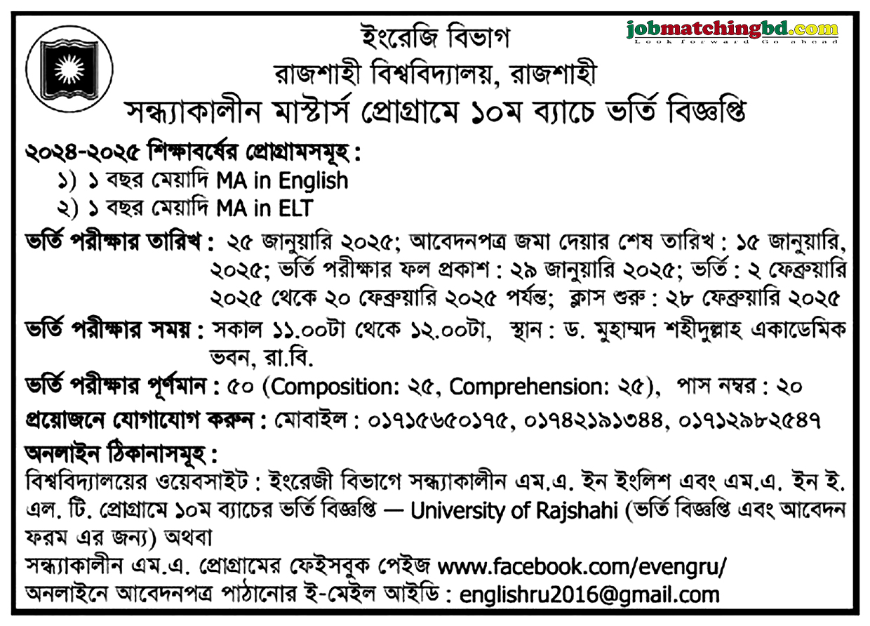 Rajshahi University Admission