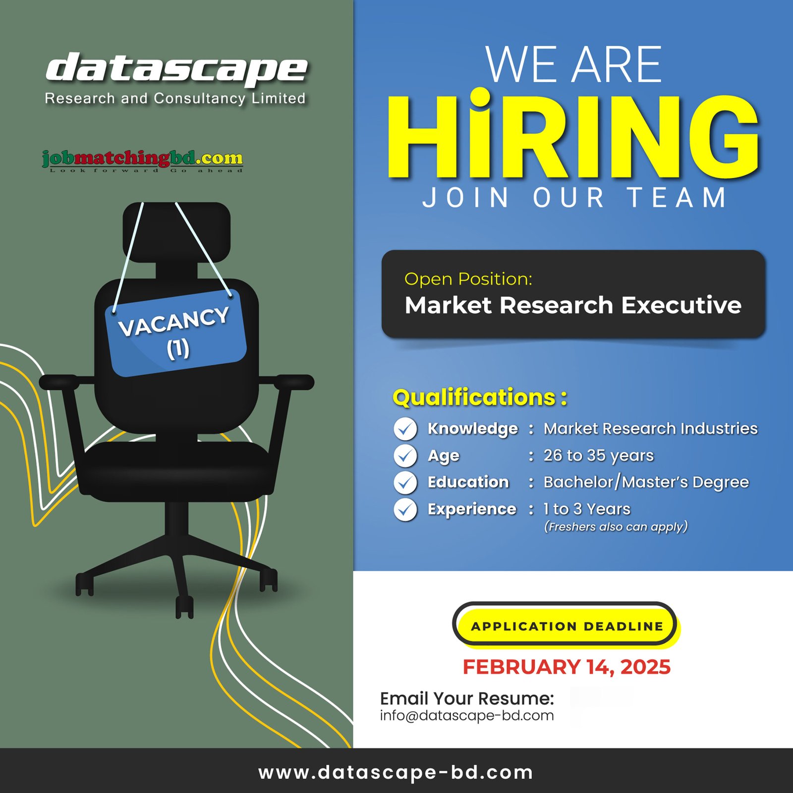 Research Job in Dhaka