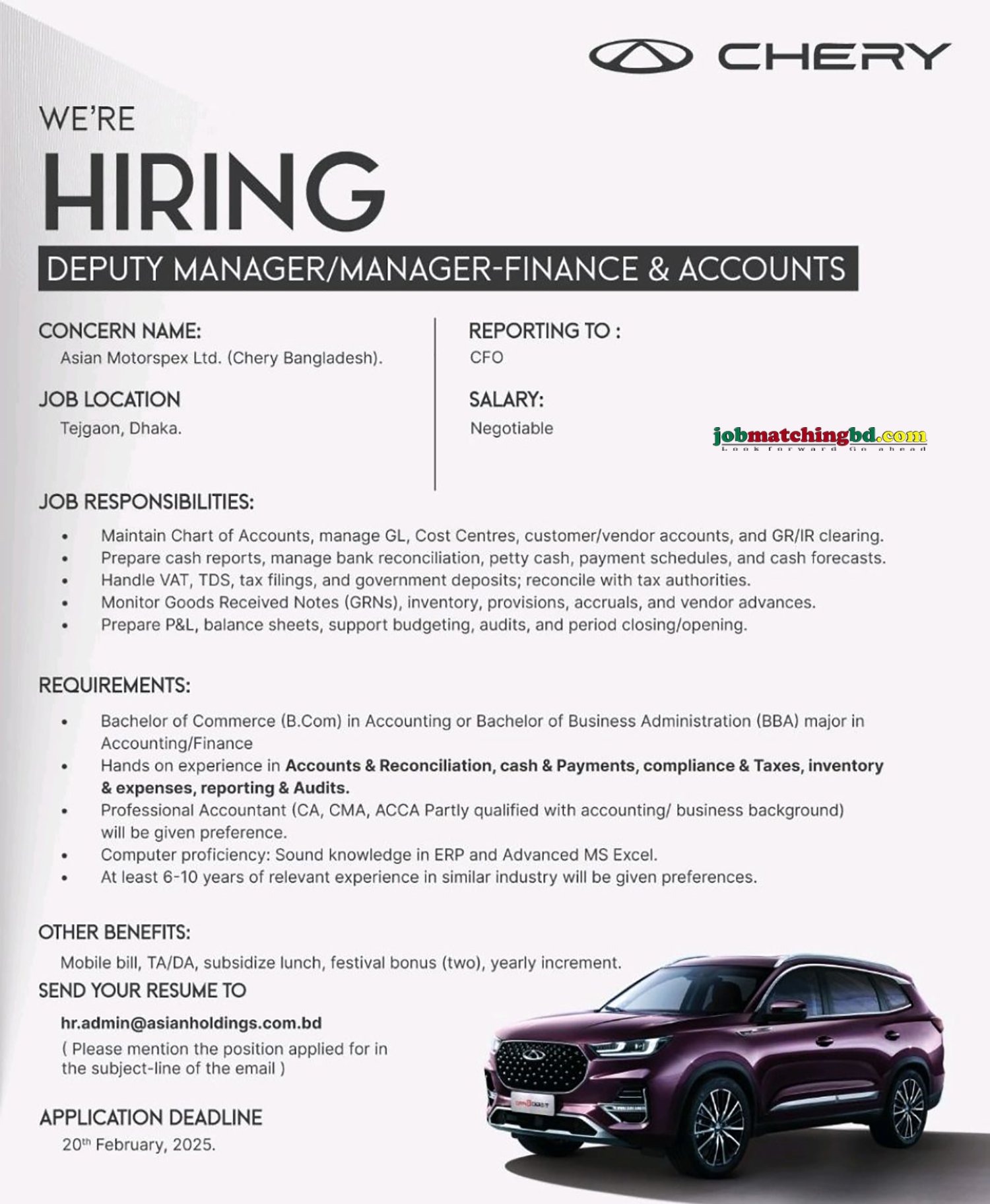 Accounting and Finance Jobs