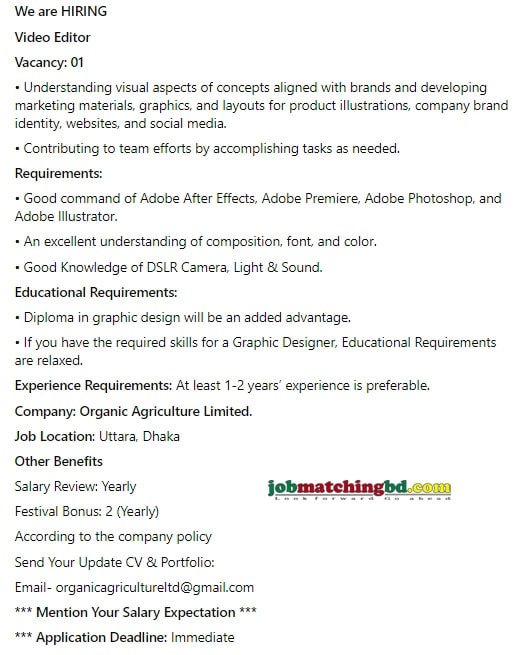 IT Job Circular 2025