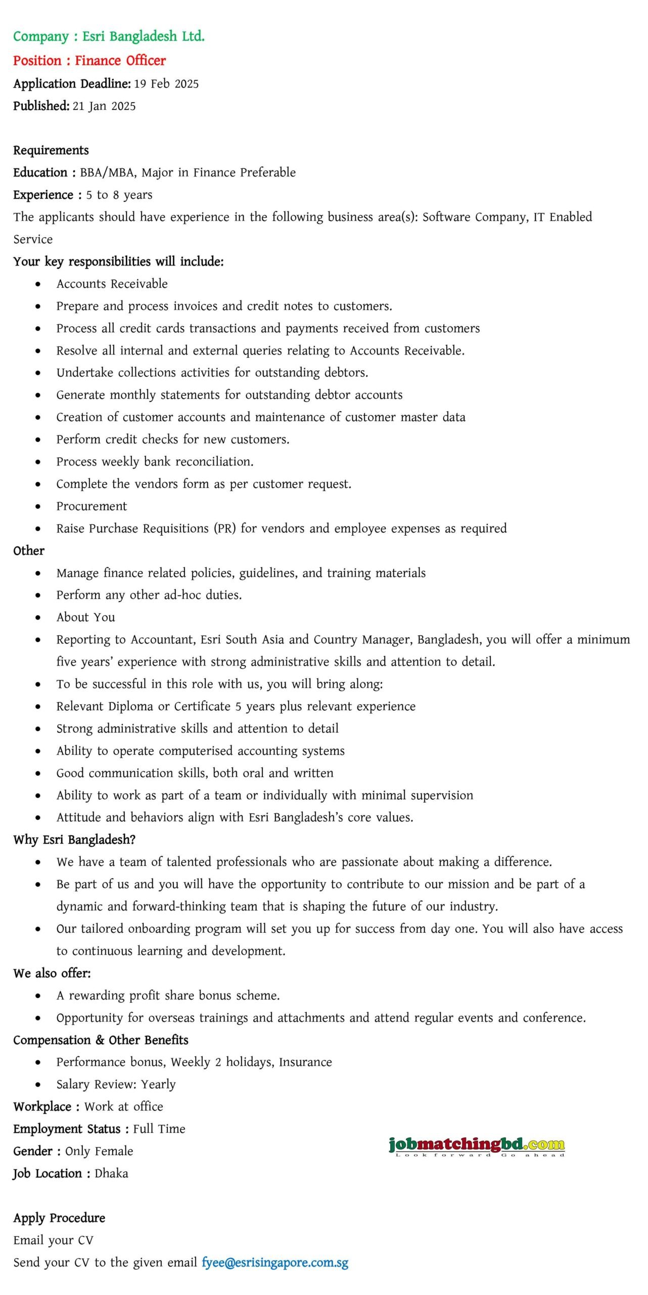 Accounts Finance Jobs