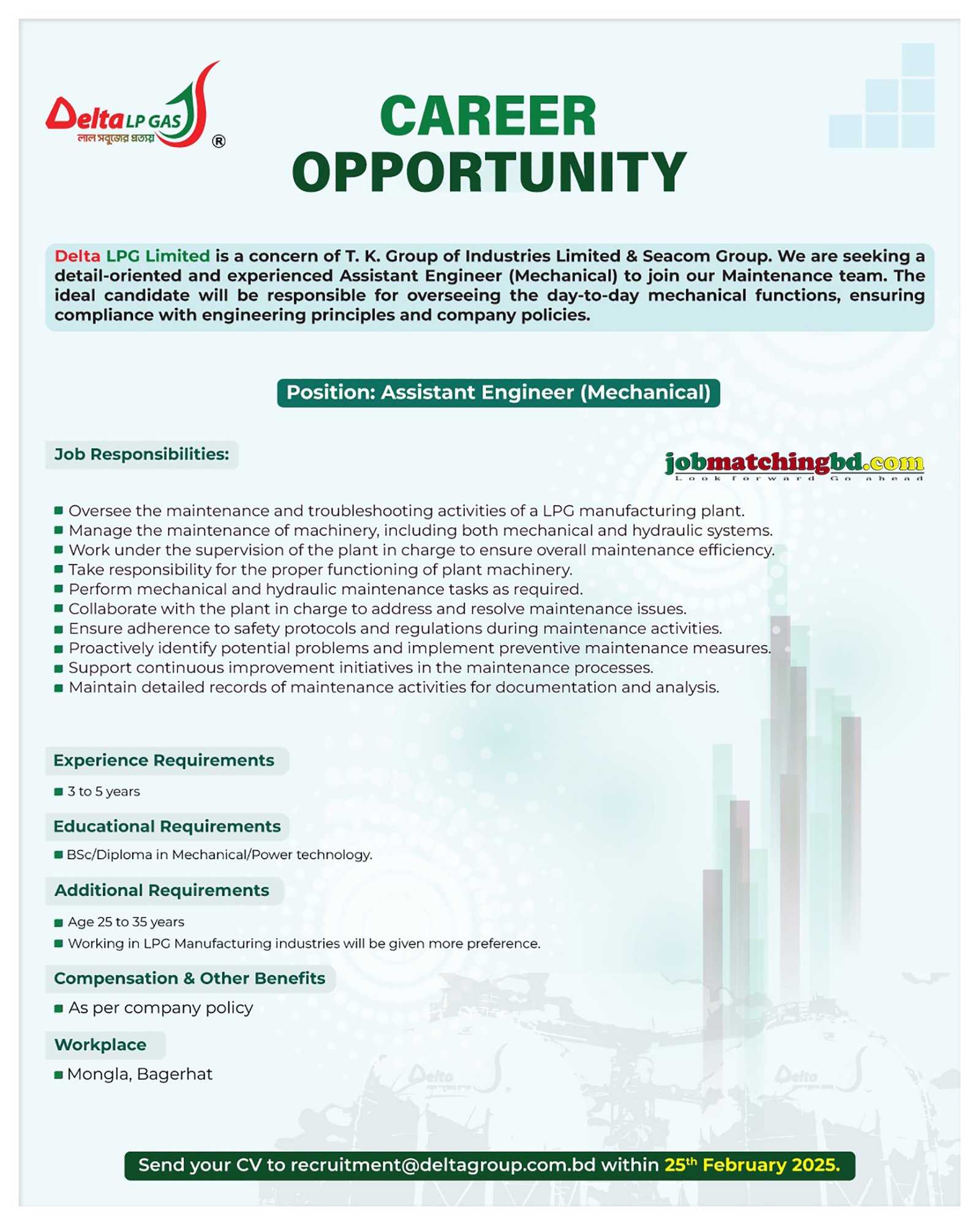 Mechanical Engineering Job