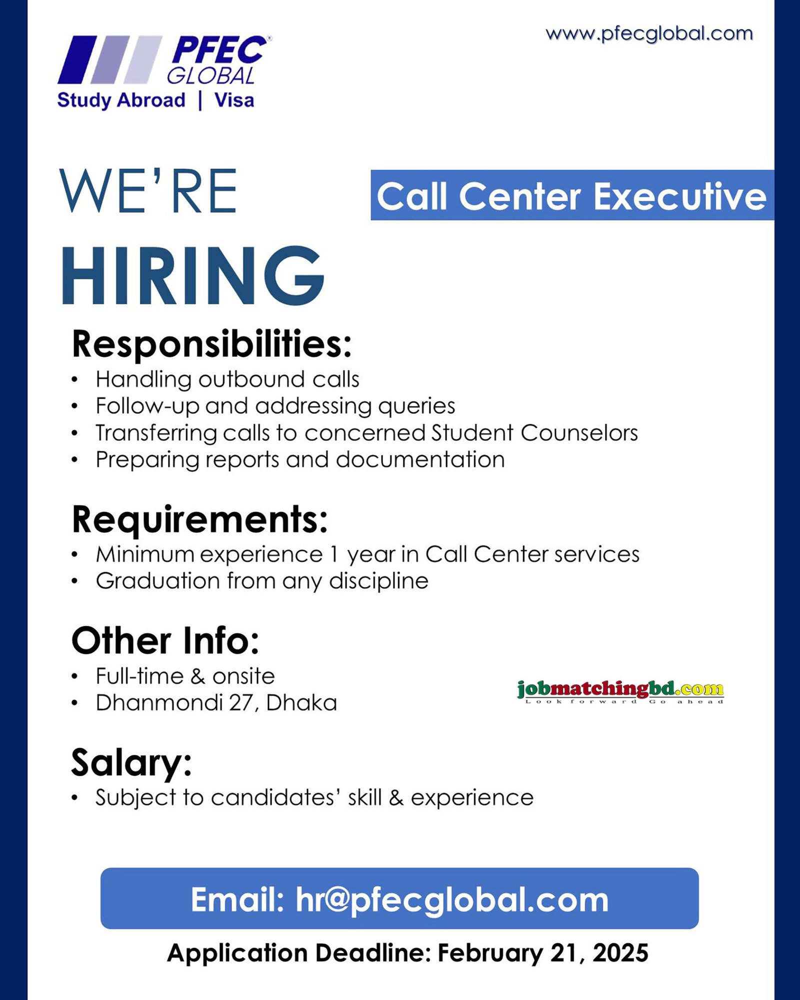 Call Center Job