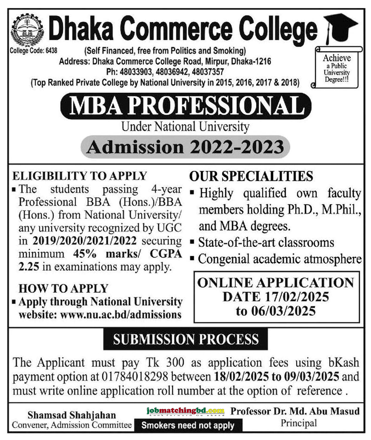 Admission Open