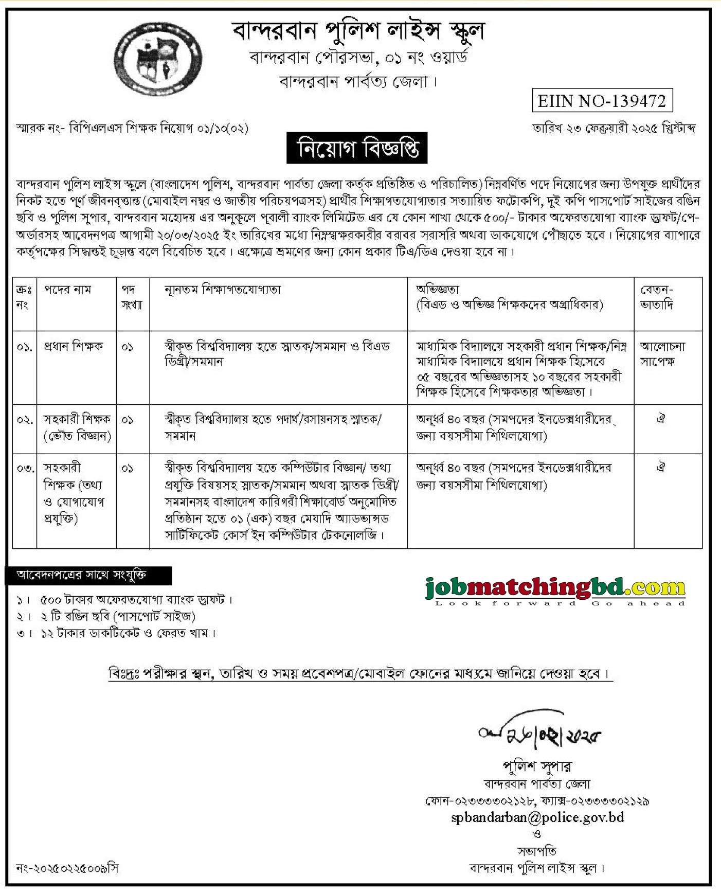 Principal Job in Chittagong Circular 2025