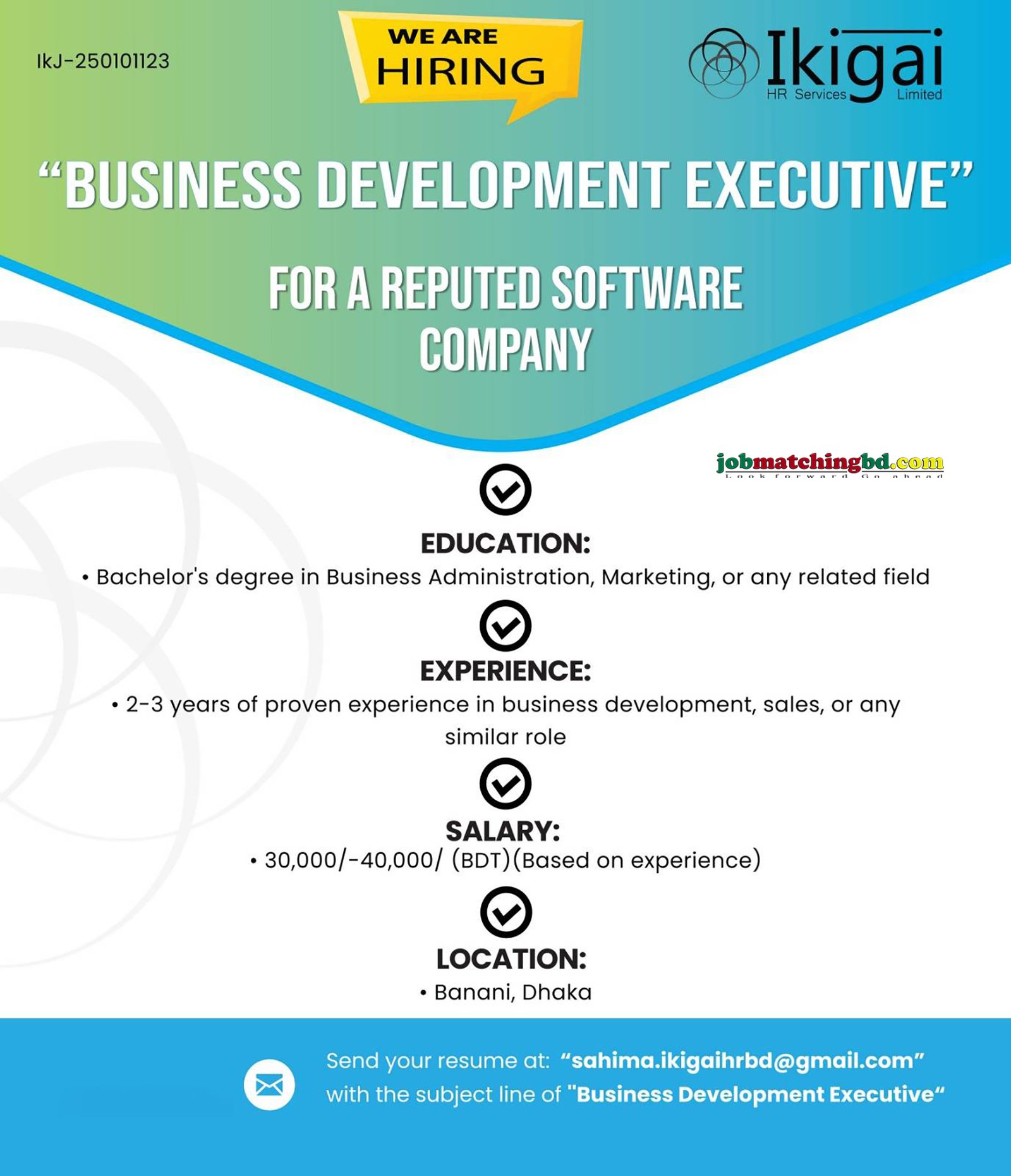 Sales Job in Dhaka
