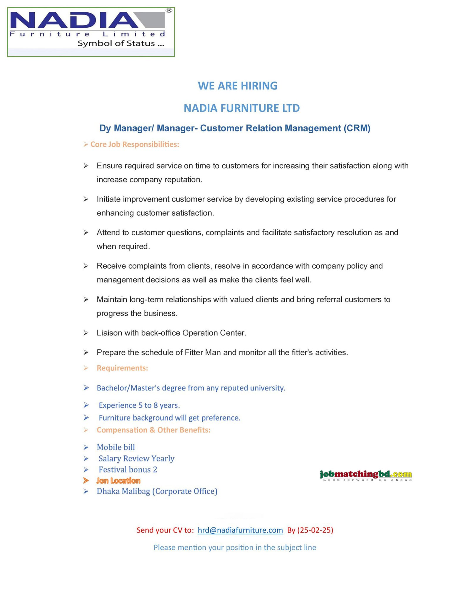 Customer Support Job