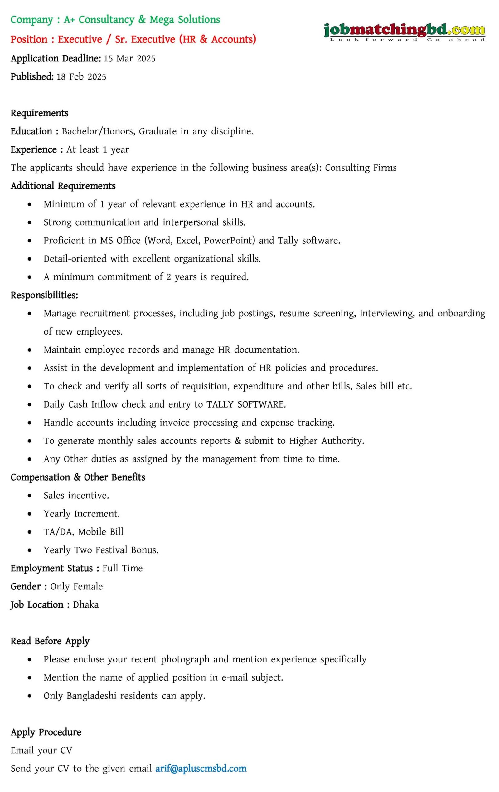 Executive Jobs 2025