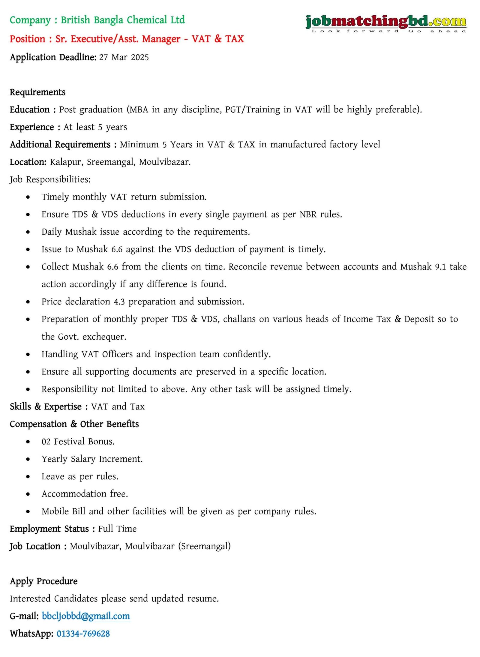 Account Executive Job